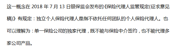獨立個(gè)人保險代理人